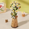 Rowood 3D fa puzzle virág - Kamilla