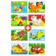 4 db 12 db-os puzzle dobozban (kacsás + repülős)