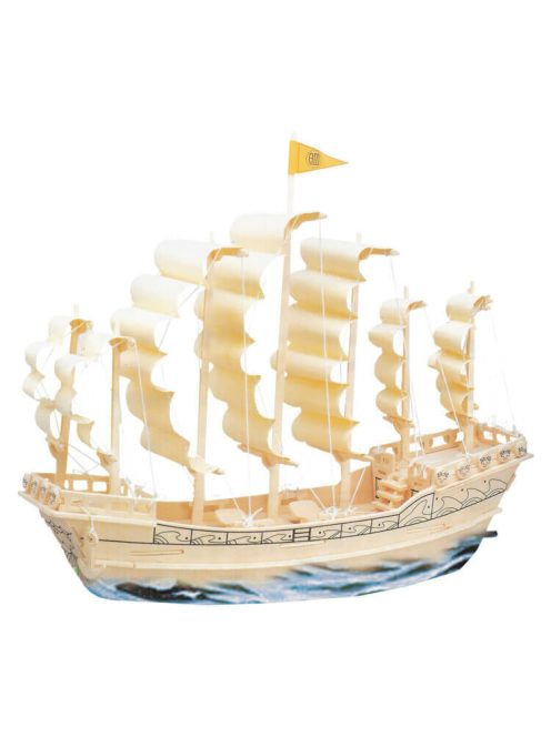 3D puzzle vitorlás hajó a Ming dinasztiából (natúr)