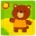 Puzzle 9 db-os (macis, barna)