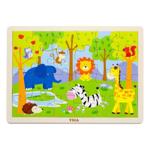 Puzzle 24 db-os (vadállatos)