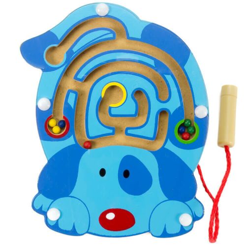 Mágneses golyóvezető (kicsi, kutya) - készségfejlesztő játék