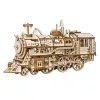 ROKR 3D fa puzzle – Rugós gőzmozdony