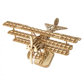 Rolife 3D fa puzzle - Klasszikus repülőgép
