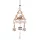 Ajtódísz (fenyőfában hóember, haranggal)