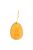 Húsvéti dekorációs figura (sárga színű tojás-nyuszi natúr tojás mintában)