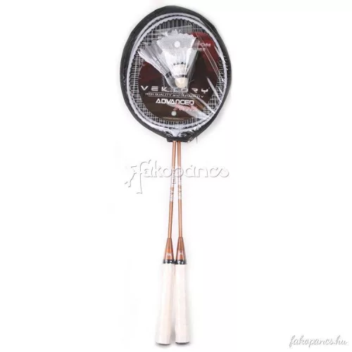 Vektory fém tollasütő készlet 2db labdával (bronz-szürke)