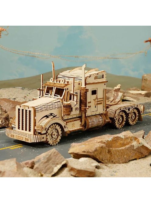 3D modell - kamion (tűz mintával)