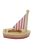 Mini fa vitorlás hajó (rózsaszín-natúr)