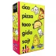 Cica, pizza, taco, gida, sajt társasjáték
