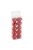 Karácsonyfadísz (10 db-os, piros színű fém csengő)