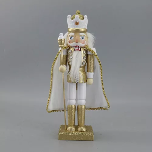Diótörő (király, arany-fehér,palást, 25 cm)
