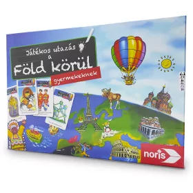 Noris Föld körüli utazás gyermekeknek társasjáték
