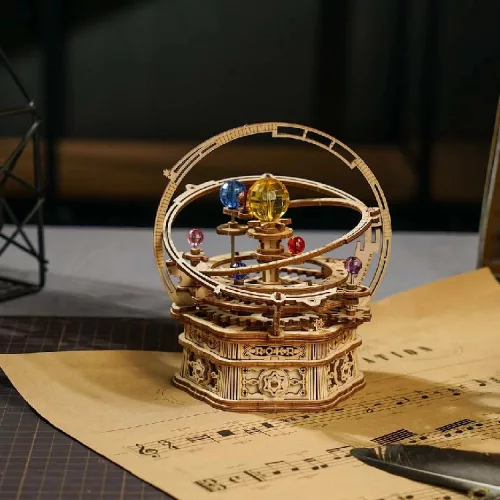 ROKR 3D fa puzzle – Csillagos égbolt planetárium zenedoboz