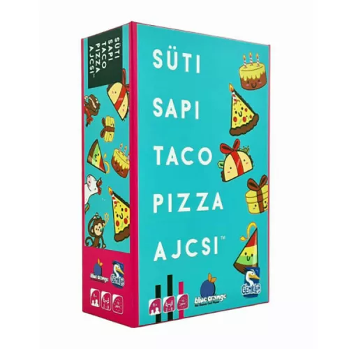 Süti, sapi, taco, pizza, ajcsi - Társasjáték