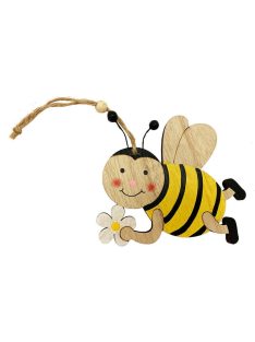 Tavaszi dekorációs figura (repülő méhecske virággal)