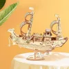 Rolife 3D fa puzzle - Japán követségi hajó
