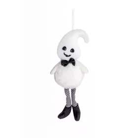   Halloween dekorációs figura (szellem, fekete csokornyakkendőben)