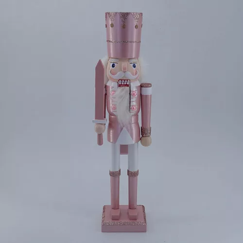 Diótörő (rózsaszín ruhában, karddal, 25 cm-es)