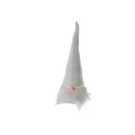   Karácsonyi orrtörp LED világítással (fehér sapkában, 19 cm)