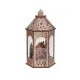 Lámpás, LED világítással (ház órával, natúr)