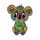 Fa puzzle, színes A4 méretű 125 db-os (koala)