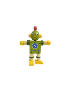 Flexibilis robot zöld színben