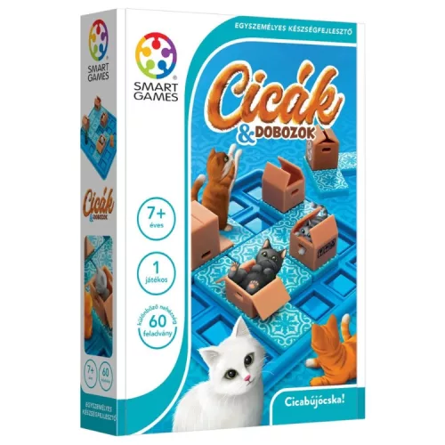Smart Games - Cicák & Dobozok készségfejlesztő