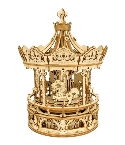 ROKR 3D fa puzzle – Romantikus körhinta zenedoboz