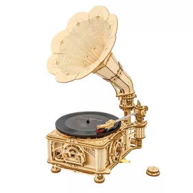 ROKR 3D fa puzzle – Klasszikus gramofon