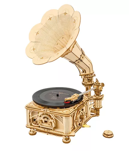 ROKR 3D fa puzzle – Klasszikus gramofon