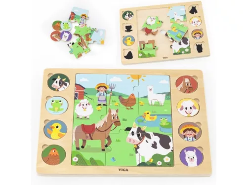 Puzzle - találd meg a párokat  - farmos
