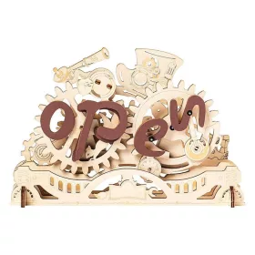 ROKR 3D fa puzzle – Mechanikus nyitva/zárva tábla