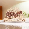ROKR 3D fa puzzle – Mechanikus nyitva/zárva tábla