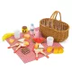 Piknik készlet kosárban - Viga Toys