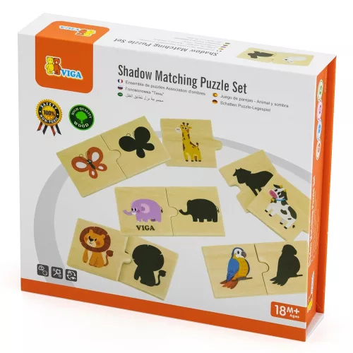 Készségfejlesztő puzzle - árnyék