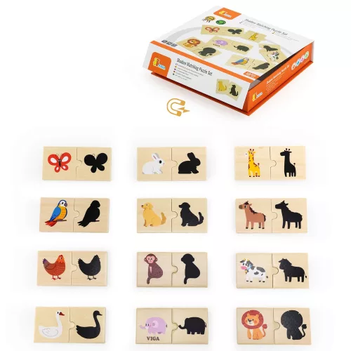 Készségfejlesztő puzzle - árnyék