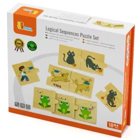 Készségfejlesztő puzzle - állatok és a természet