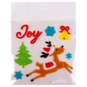 Zselés ablakdísz (Joy felírat, szarvas)
