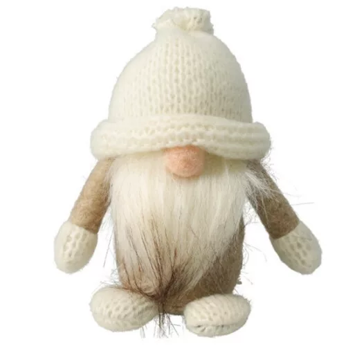 Dekorációs figura - Orrtörp babzsák (fehér)