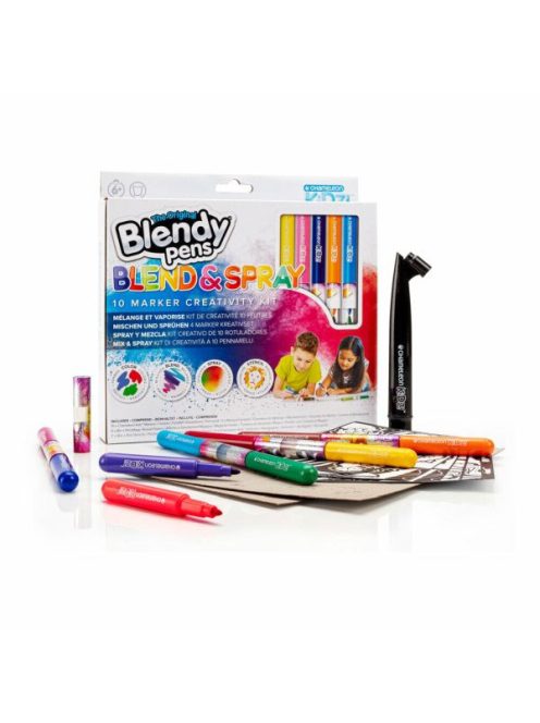 Blendy Pens Blend and Spray szett - 10 db filctollal