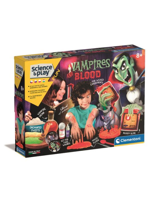 Vámpírok és vér készlet - Clementoni Science & Play