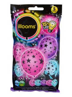 Illooms LED lufi - Csillagok 5 db-os