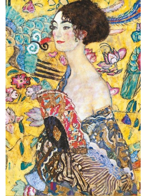 Klimt-Dame mit Fächer (1000 db) (552748) Klimt - Hölgy legyezõvel 