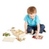 Melissa & Doug, fa kézségfejlesztő játék, puzzle, farm állatai