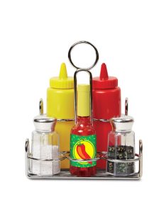   Melissa & Doug, sütés-főzés, játék ételízesítő készlet