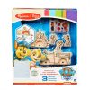 Melissa & Doug fa készségfejlesztő játék, Mancs őrjárat kifesthető fa járművek
