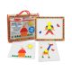Melissa & Doug Készségfejlesztő játék, Színes mágneses kirakó