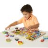 Melissa & Doug Fa készségfejlesztő játék, Óriás puzzle, számok