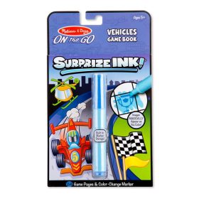   Melissa & Doug Kreatív játék, Varázstoll színező, járművek